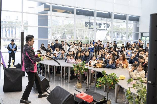 올 봄에 진행된 광주시 도서관문화마당 장면. 
 <광주시 제공>