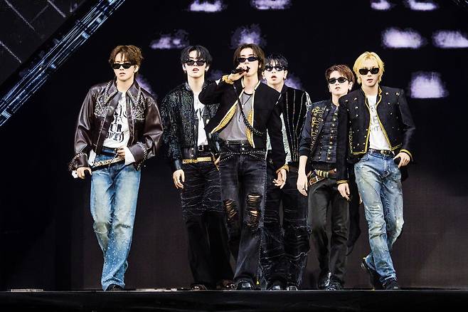 Boy band BoyNextDoor held its “Knock On Vol.1” Seoul finale concerts from July 25 to 27 at the KSPO Dome in southern Seoul. [KOZ ENTERTAINMENT]