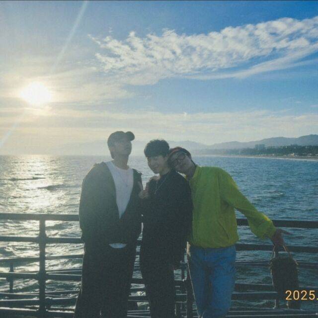 방탄소년단 RM, 지민, 제이홉이 여름 휴가를 함께 보냈다. / 지민 인스타그램 캡처