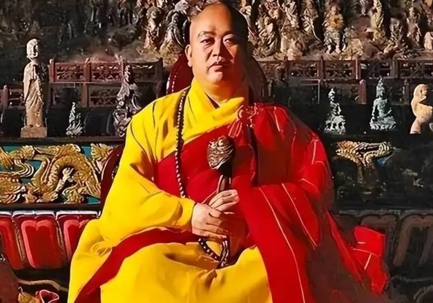 중국 허난성(省) 소림사의 주지승 스융신 자료사진