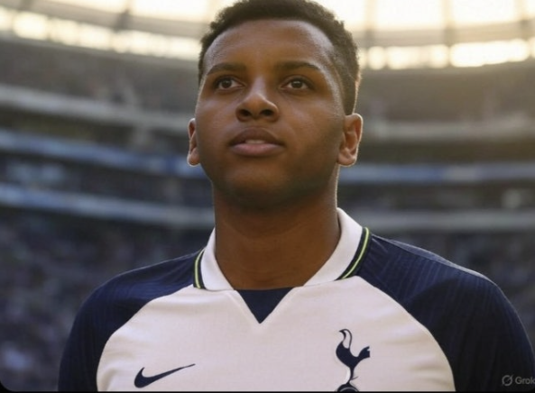 호드리구가 토트넘 유니폼을 입은 모습(합성). SNS 캡처