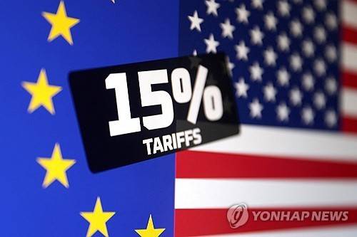 EU-미 관세 협상 타결 [로이터 연합뉴스 자료사진. 재판매 및 DB 금지]