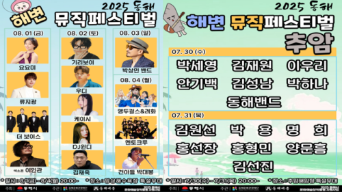 ◇2025 동해 해변 뮤직 페스티벌