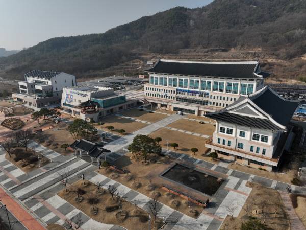 경북교육청 전경.