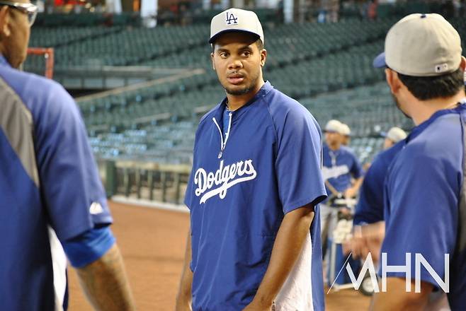 (다저스 시절의 마무리 투수 잰슨)