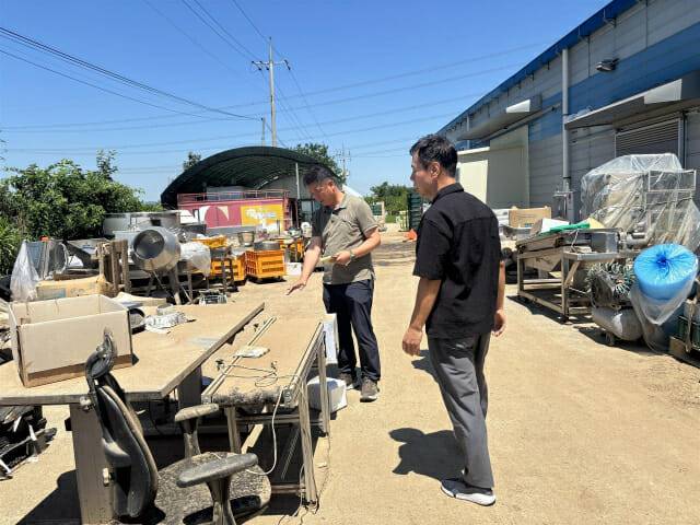 공영홈쇼핑 수해지역 협력사 방문