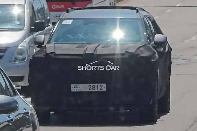 현대차 '투싼 풀체인지' 테스트카 (출처 : 숏카)