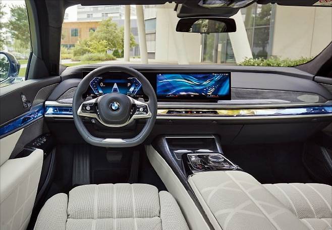 BMW 7시리즈 인포테인먼트. /BMW코리아 제공