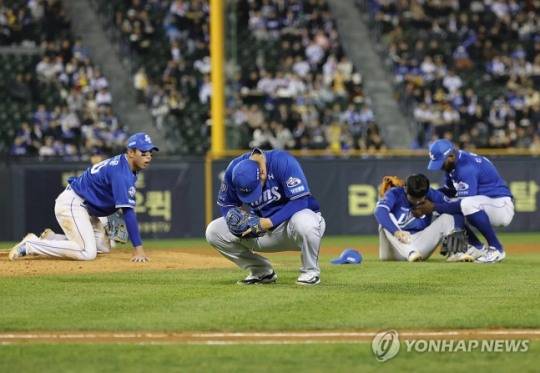 삼성 선수들의 경기 모습. / 사진=연합뉴스