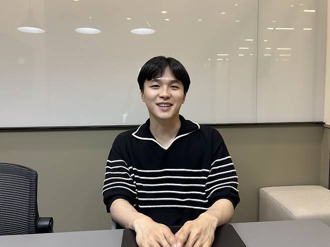 박현무 하이퍼노바 대표가 매일경제신문과 인터뷰하고 있다. [사진 = 안선제 기자]