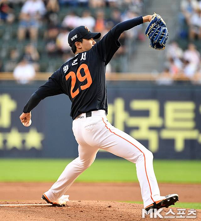 황준서는 29일 대전 한화전에서 선발 등판한다. 사진=천정환 기자