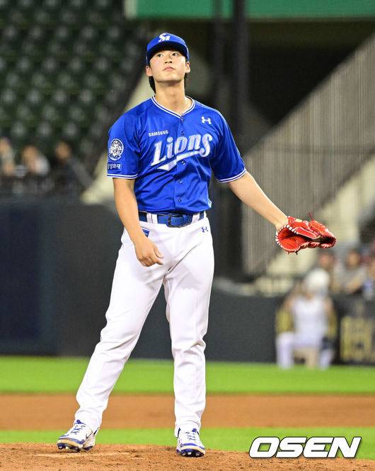 [OSEN=지형준 기자] 삼성 이호성. 2025.07.01 / jpnews@osen.co.kr