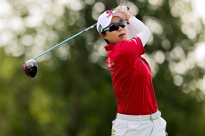 LPGA 투어에서 시즌 1승을 거둔 김효주가 KLPGA 투어 롯데 오픈에서 5년 만의 정상 탈환에 나선다. 지난달 중순 LPGA 투어 시즌 3번째 메이저대회 KPMG 위민스 PGA 챔피언십에서 경기중인 김효주. ｜게티이미지