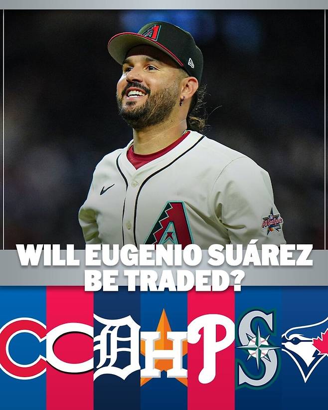 ▲ 에우제니오 수아레스는 트레이드 시장에서 많은 팀들로부터 관심을 받고 있다. ⓒMLB 네트워크