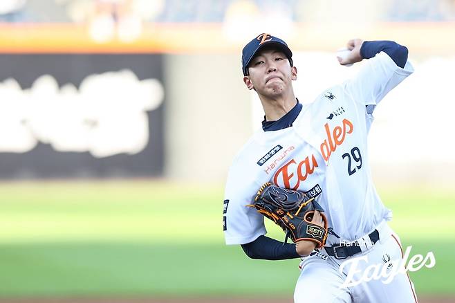 ▲ 후반기 두 번의 선발 등판에서 모두 일찍 무너졌다 ⓒ 한화 이글스