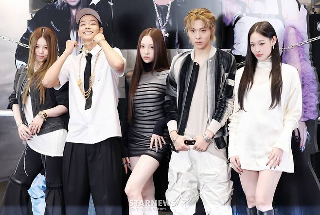 올데이 프로젝트 베일리, 타잔, 영서, 우찬, 애니(왼쪽부터) 2025.06.23 /사진=김휘선 기자