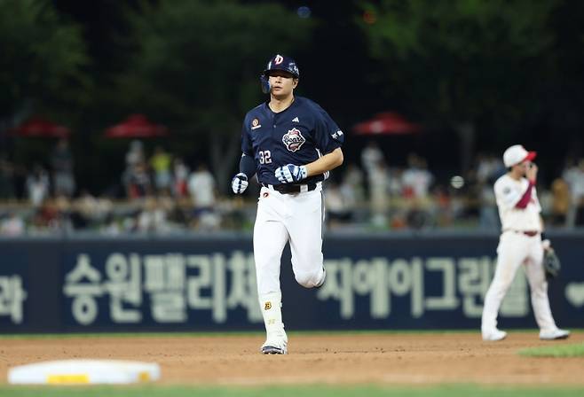 29일 두산 베어스 김재환의 모습. /사진=두산 베어스 제공