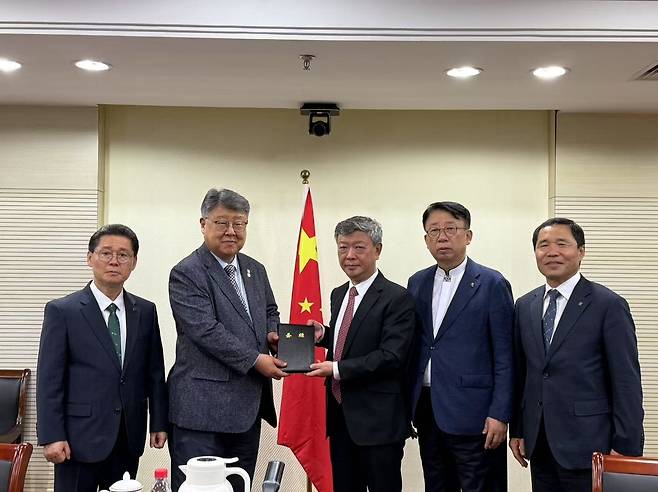 한교총 대표회장단과 중국기독교협회 관계자들 [한교총 제공. 재판매 및 DB금지]