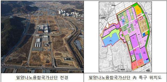 밀양나노융합국가산단 기회발전특구 [경남도 제공. 재판매 및 DB 금지]