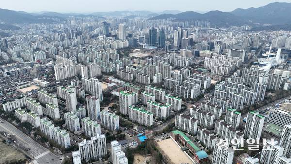 안양 평촌 1기 신도시  일대 전경. /경인일보DB