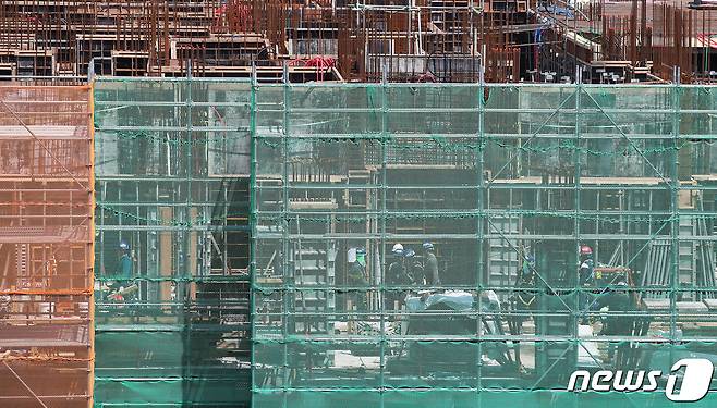 서울의 주택재개발 공사 현장 ⓒ News1 박지혜 기자