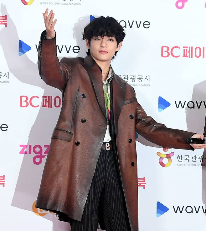 그룹 방탄소년단의 멤버 뷔. 사진 | 스포츠서울 DB