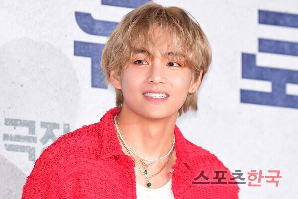 방탄소년단 뷔. ⓒ이혜영 기자 lhy@hankooki.com