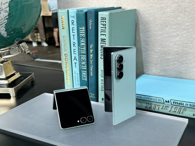 갤럭시Z플립과 갤럭시Z폴드7 (사진=지디넷코리아 신영빈 기자)