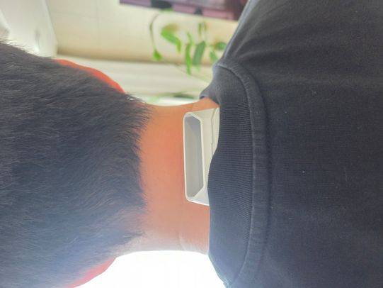 소니 레온 포켓 프로를 착용한 모습. ⓒ임채현 기자