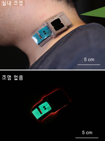 연구팀이 개발한 플랫폼을 센서에 적용한 모습. KAIST 제공
