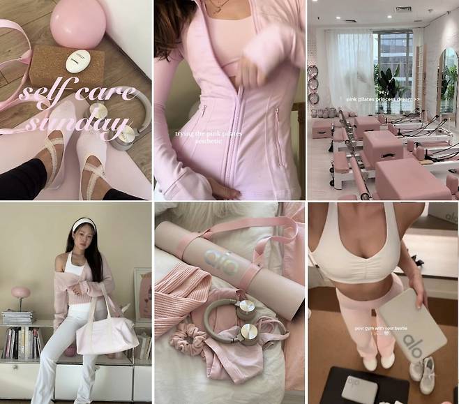 사진=틱톡 '핑크필라테스프린세스' 게시글 갈무리