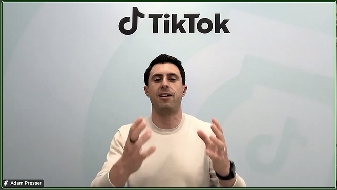 애덤 프레서 틱톡 신뢰·안전 글로벌 총괄. [사진 출처 = 틱톡]