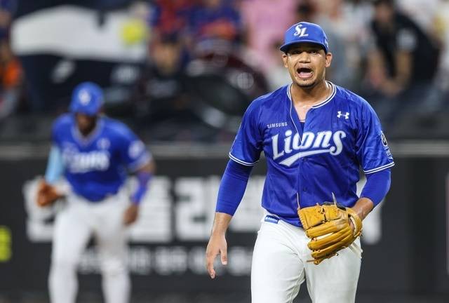 가라비토는 29일 대전 한화전에서 승리를 챙겼다. 사진=삼성 제공