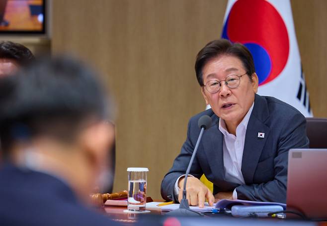 사진은 서울 용산 대통령실 청사에서 열린 국무회의에서 발언하는 이재명 대통령. /사진=뉴스1(대통령실 제공)