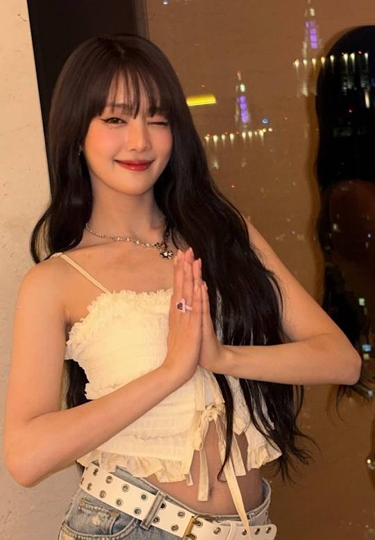 사진=민니 SNS