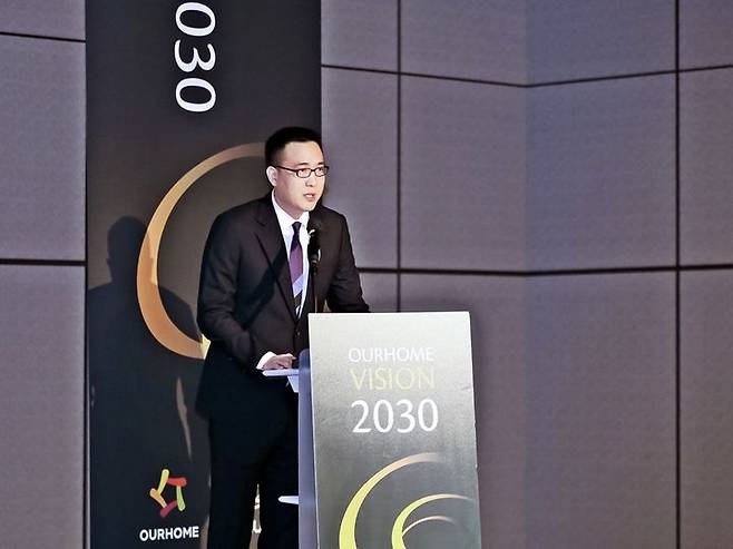 [서울=뉴시스] 김동선 한화갤러리아 미래비전총괄 부사장. (사진=아워홈) 2025.05.22. photo@newsis.com  *재판매 및 DB 금지