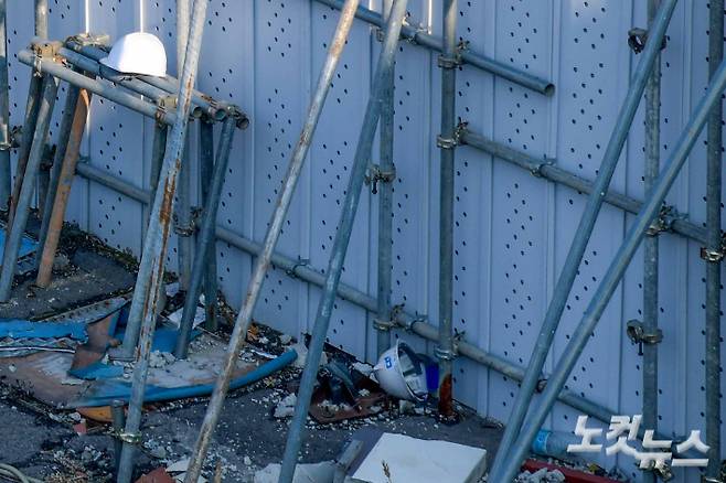 멈춰있는 공사 현장. 기사 내용과 직접적 관련 없는 사진. 박종민 기자