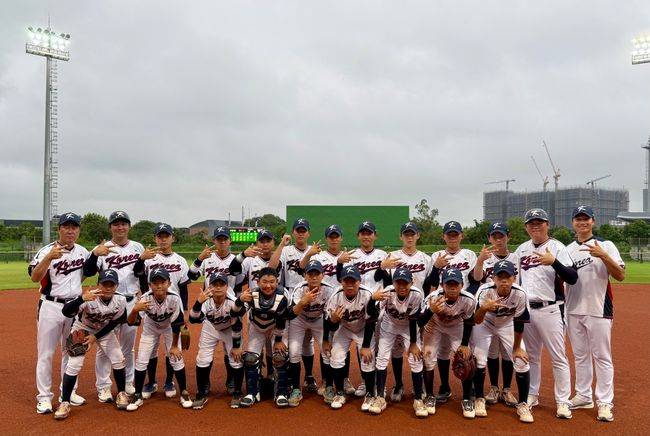 12세 이하 한국 유소년 야구 대표팀이 B조 1위로 슈퍼라운드 진출에 성공했다. / KBSA