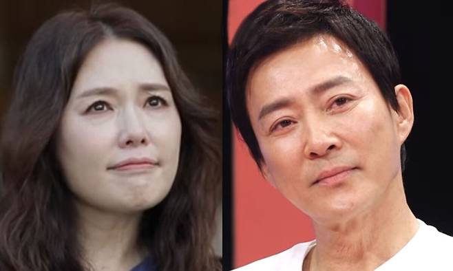 하희라(왼쪽), 최수종. 유튜브 채널 ‘KBS Entertain’, ‘SBS Entertainment’ 캡처