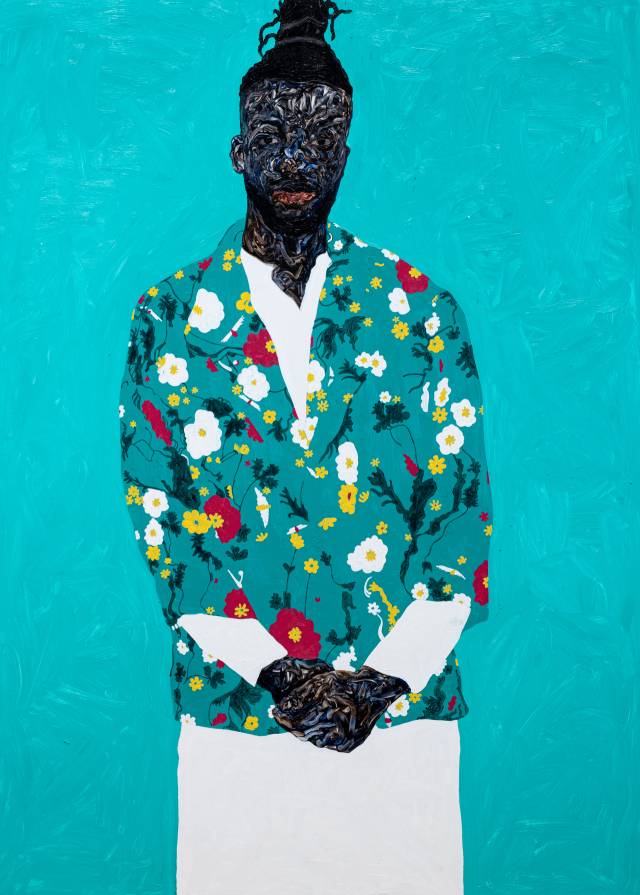 아모아코 보아포, ‘Self Portrait - Floral Jacket(2023)’ ⓒ Wooyang Art Museum
