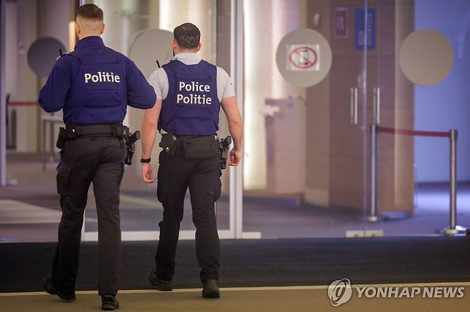 벨기에 경찰(기사와 관련 없음) [EPA 연합뉴스 자료사진. 재판매 및 DB 금지]