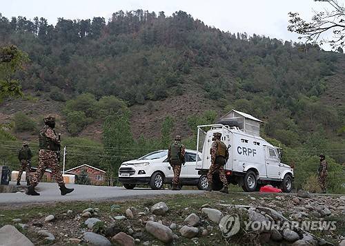 지난 4월 테러 발생한 인도령 카슈미르 [EPA 연합뉴스 자료사진. 재배포 및 판매 금지]