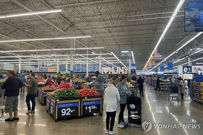 미국 뉴저지의 월마트 매장 [로이터 연합뉴스 자료사진. 재판매 및 DB 금지]