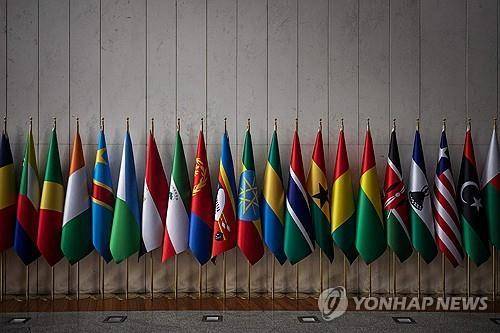아프리카연합(AU) 회원국 국기 [AFP 연합뉴스 자료사진. 재판매 및 DB 금지]