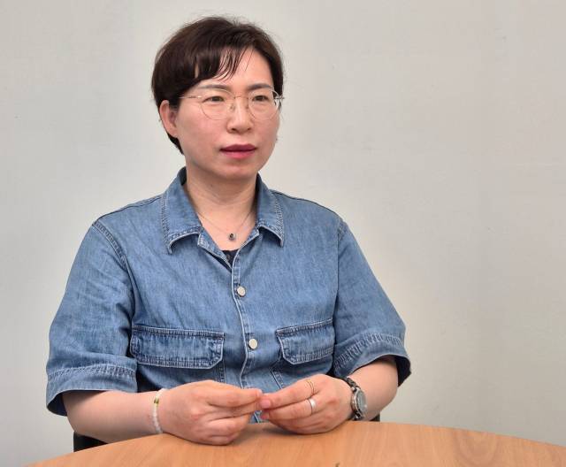 백지윤 구미경찰서 청소년보호계장. 이영광 기자