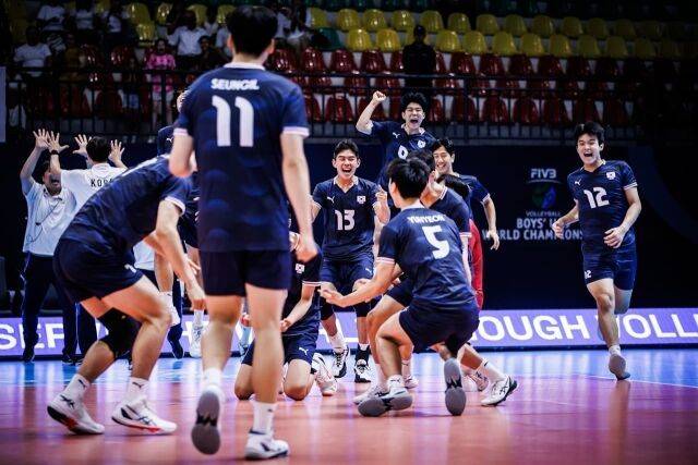 한국 U19 배구대표팀(FIVB 제공)
