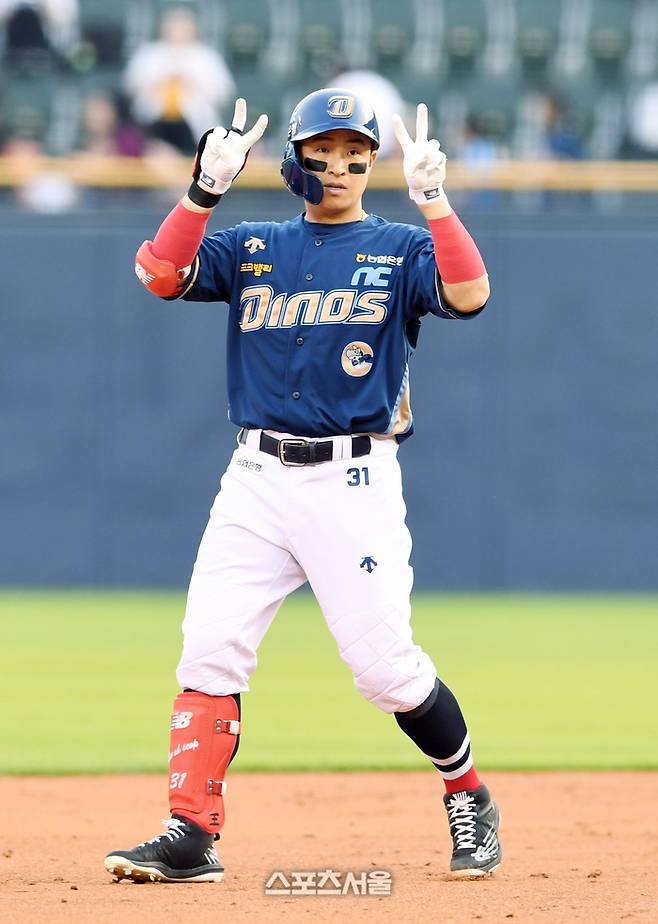 NC 시절 손아섭의 모습. 잠실 | 박진업 기자 upandup@sportsseoul.com