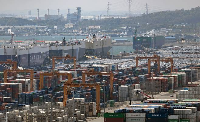 경기도 평택시 포승읍 평택항의 모습./ 뉴스1