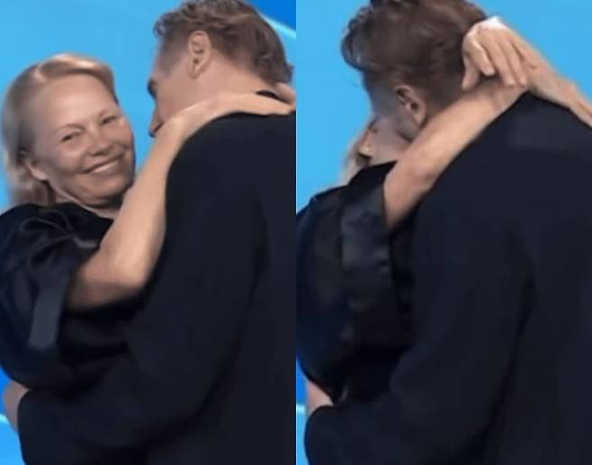 할리우드 배우 리암 니슨(73)이 1990년대 섹시스타 파멜라 앤더슨(58)과 생방송 중 입을 맞추는 돌발 행동을 했다./투데이쇼 유튜브 캡처