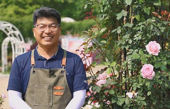 핑크 페이스트리' 품종을 개발한 에버랜드 하호수 프로ⓒ삼성물산